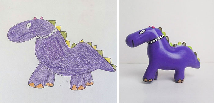 Children’s Drawings Turned Into Figurines (27 Pics)