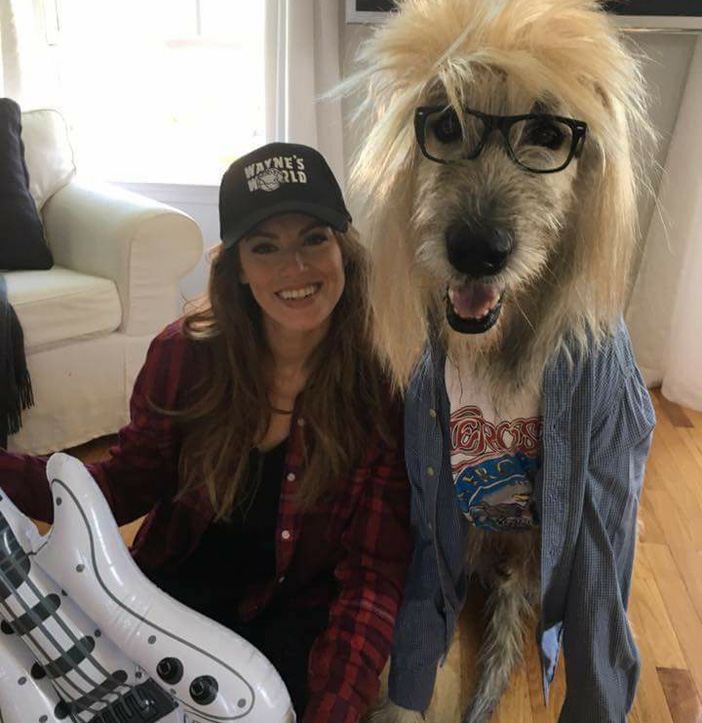 Woman And Her Dog Dress Like Wayne’s World Characters for Halloween, Totally Nails It