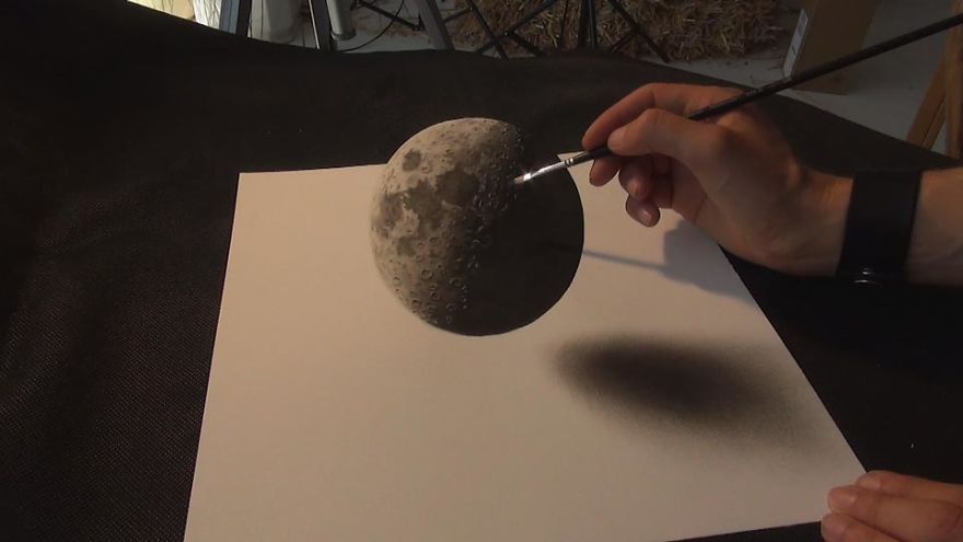 I Have Put Together Some 3d Optical Illusions Drawings, Paintings And A Video