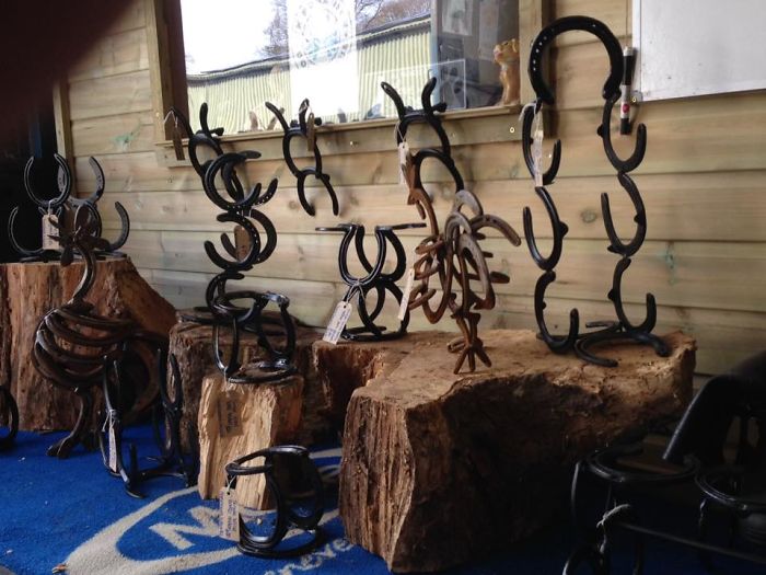 We Turn Old Horseshoes Into Funds For Rescue Dogs.