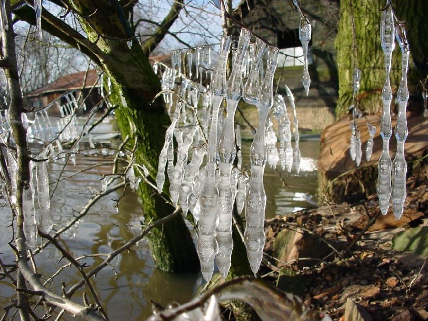 Crystal Bells Of Ice By Jean Renard