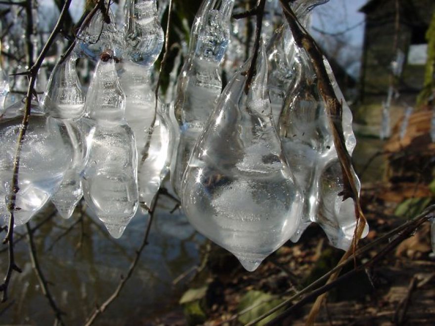 Crystal Bells Of Ice By Jean Renard