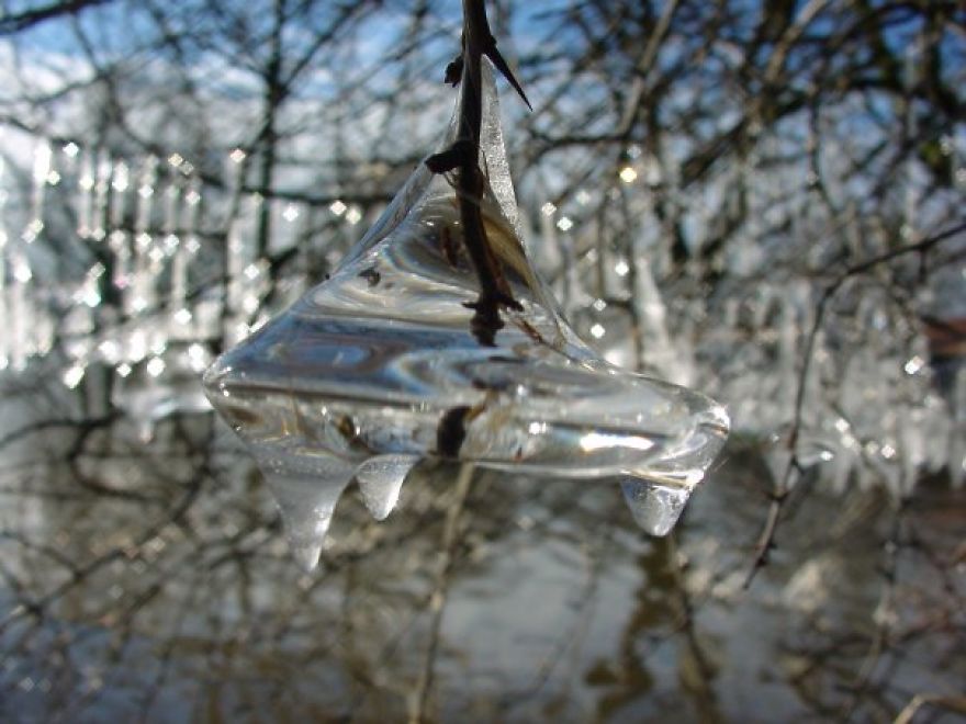 Crystal Bells Of Ice By Jean Renard