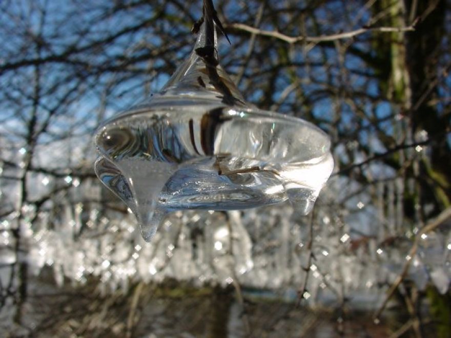 Crystal Bells Of Ice By Jean Renard