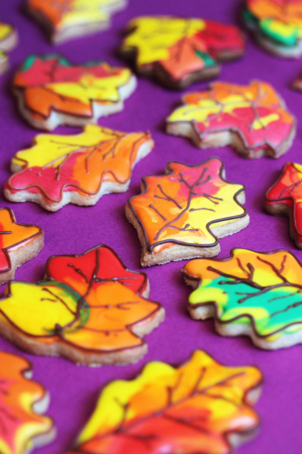 How To Make Fall Leaves Cookies