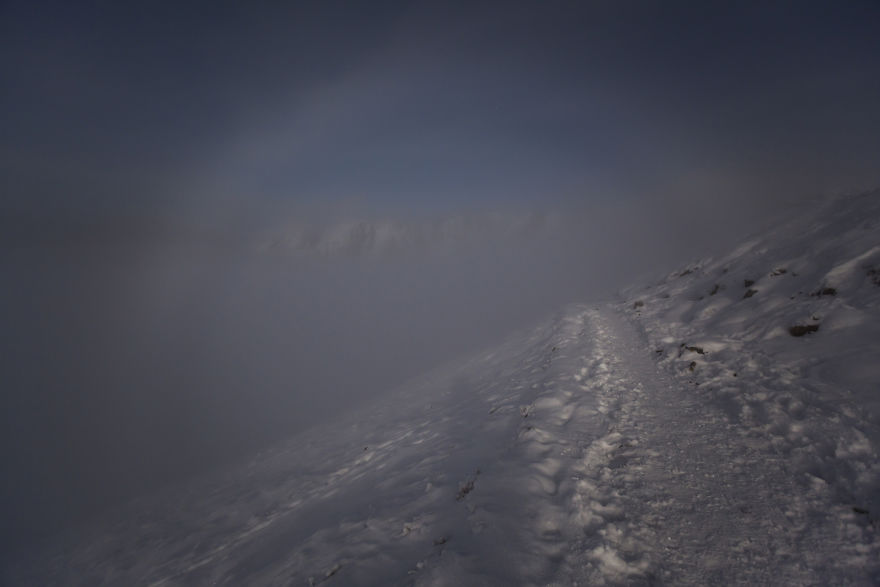 I Photographed An Incredible Fogbow In The Mountains!