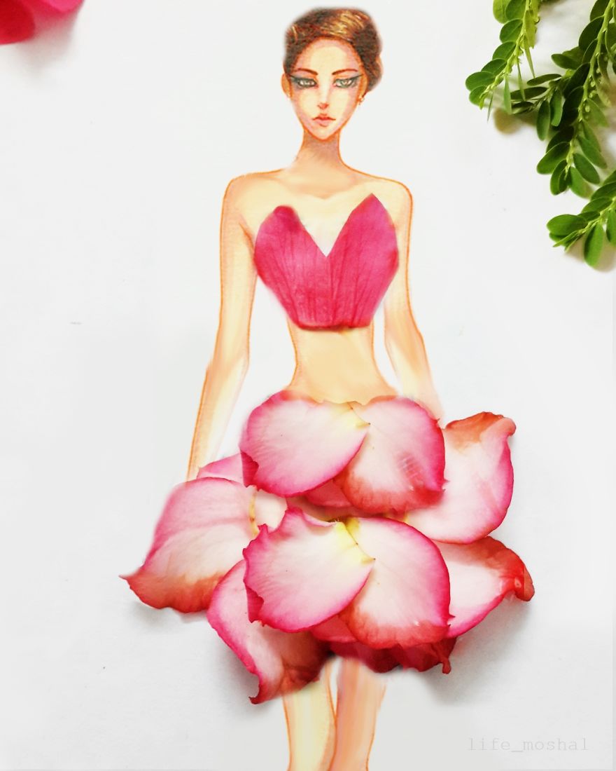 I Create Stunning Couture Gowns And Dresses With Flowers - Part 3