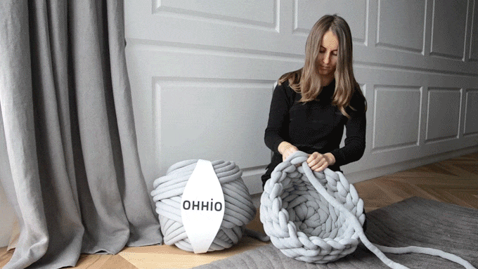 Ohhio Braid - A New Material For Stylish, Chunky Knits