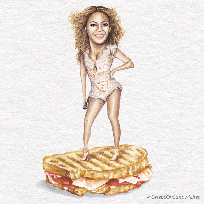 Beyonce On A Pepperoni Panini