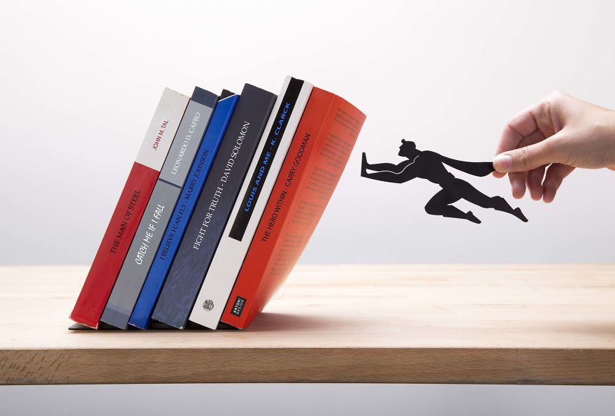 Book & Hero Bookend By Artori Design