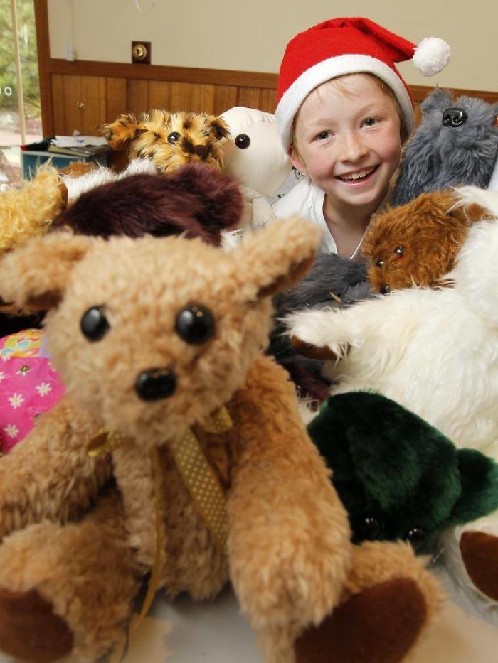 12-Year-Old Boy Learns To Sew To Make Over 800 Stuffed Animals For Sick Children