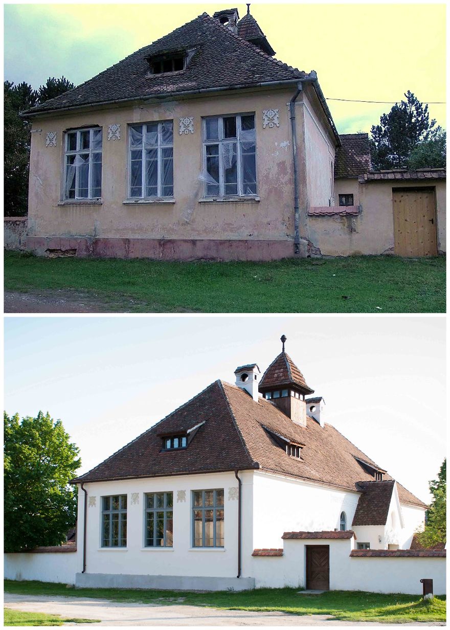Abandoned Art Nouveau Saxon School In Transylvania Transformed Into A Beautiful Guesthouse