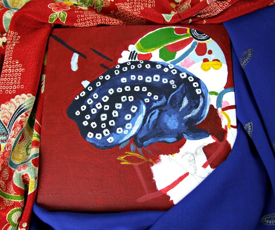 Shibori Fawn, Inspired By Japanese Fabrics