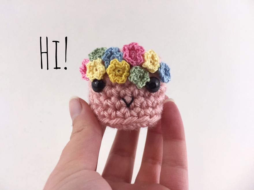 I Made Some Crochet Marshmallows With Unique Personalities