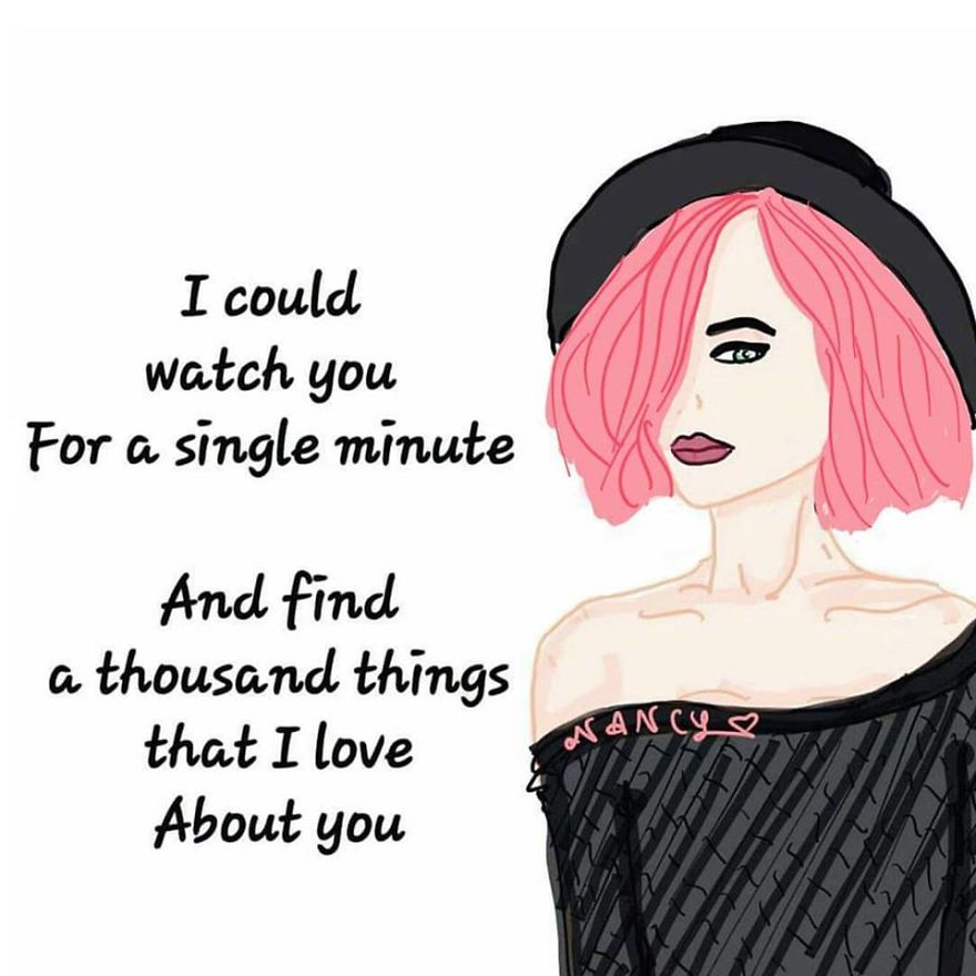 Girly Illustrations With Quotes (7)