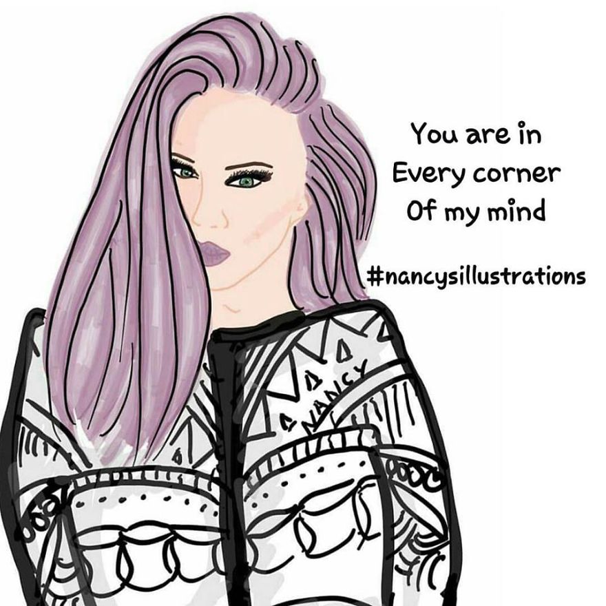 Girly Illustrations With Quotes (9)