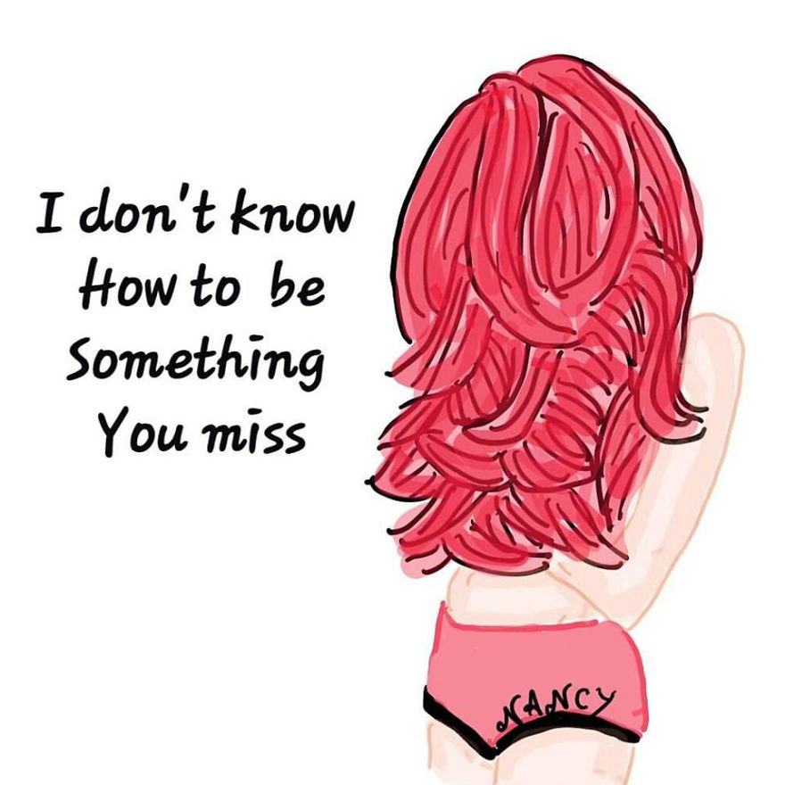 Girly Illustrations With Quotes