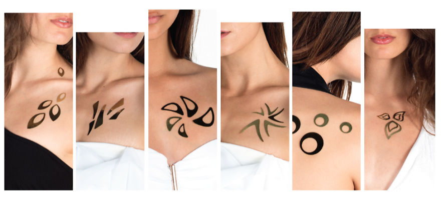 Goodbye Henna: These Metal Tattoos Are Reusable, Decorative And Oh-So-Chic! Introducing Tattuage Jewelry.