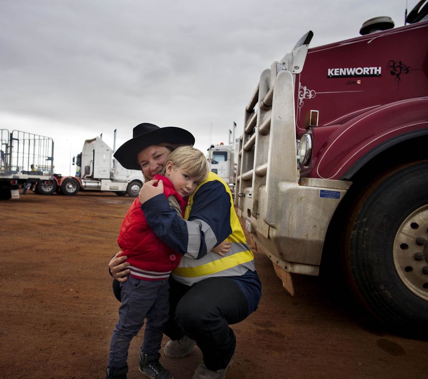 Road Trains And The Women Who Drive Them