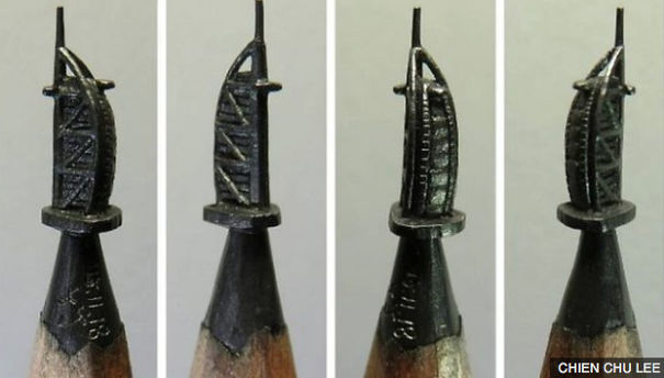 This Artist Carves Mini-Sculptures Out Of Pencil Lead! This Artist Carves Mini-Sculptures Out Of Pencil Lead!