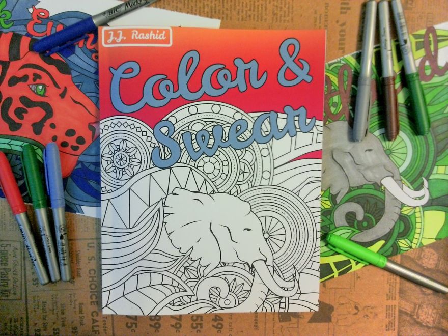 I Made A Swear Word Adult Coloring Book