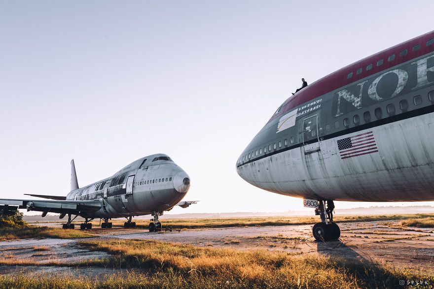 I Found Two Abandoned Boeing 747's!
