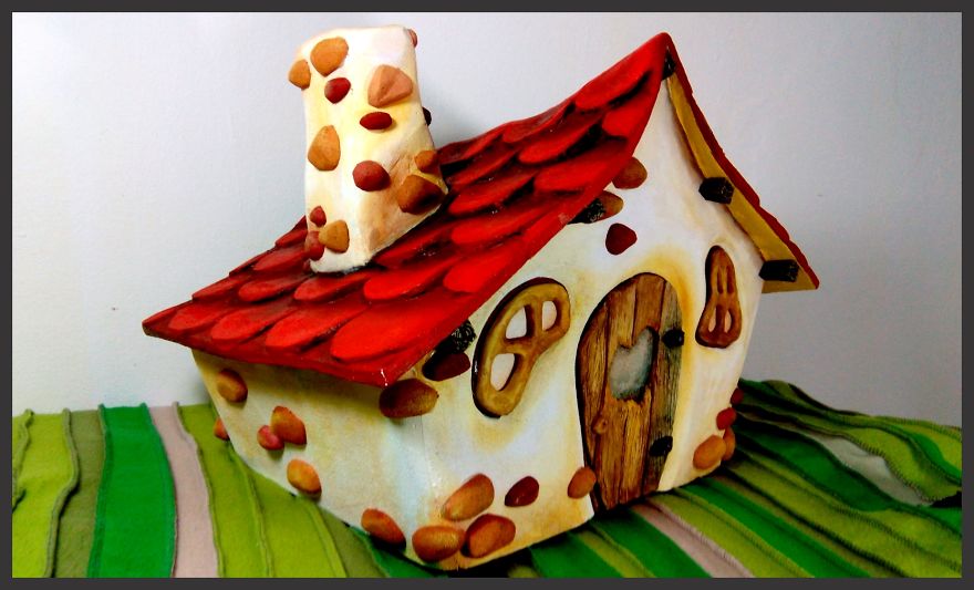 I Made A Fairy House Using Some Cheap Styrofoam