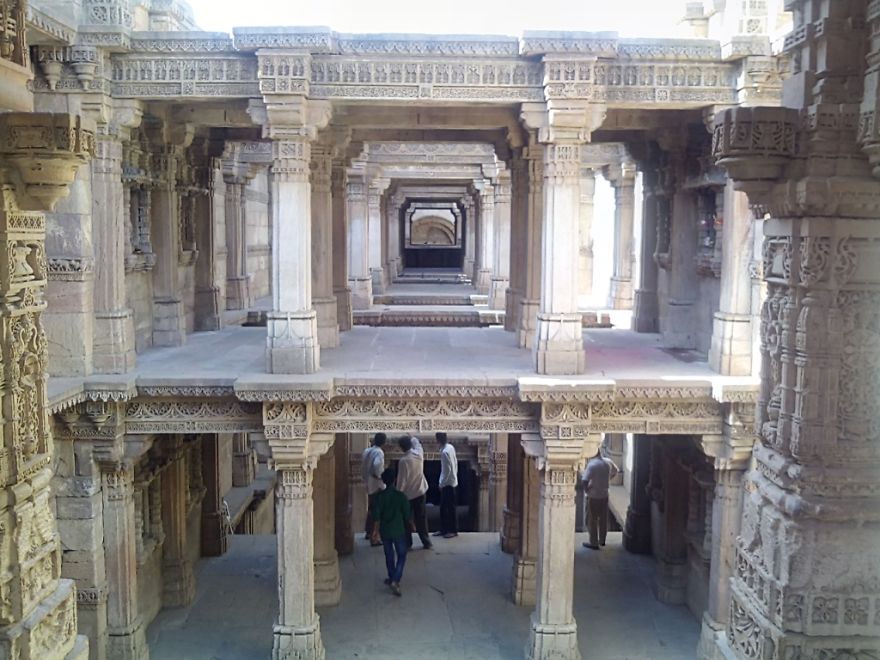 I Visited Adalaj Stepwell To Admire Its Architectural Beauty.