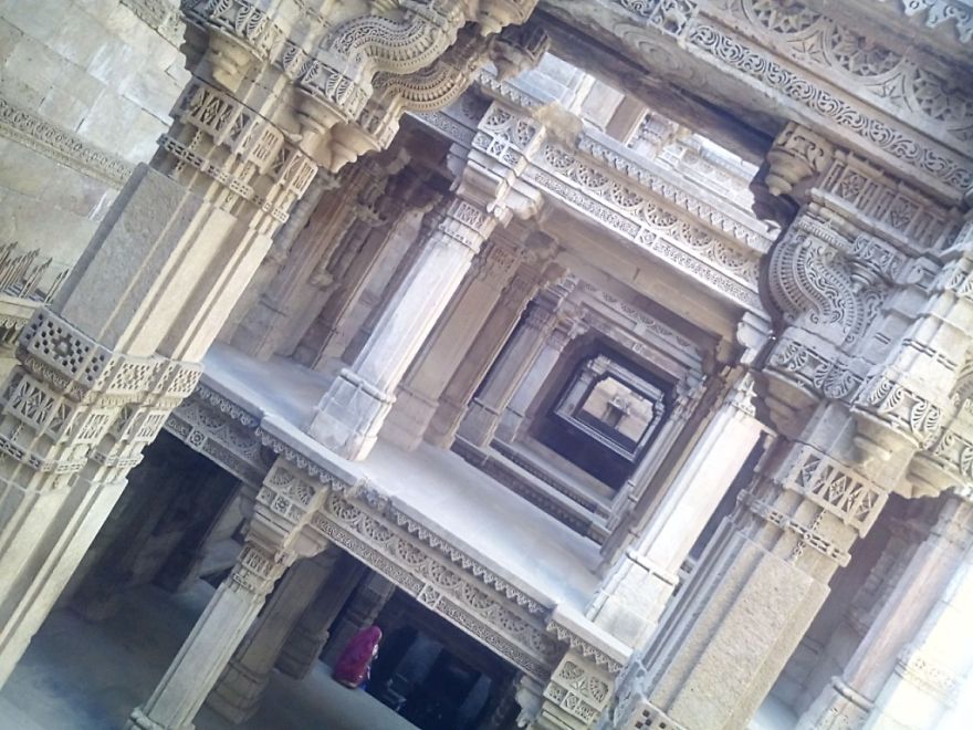 I Visited Adalaj Stepwell To Admire Its Architectural Beauty.