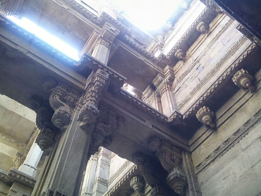 I Visited Adalaj Stepwell To Admire Its Architectural Beauty.