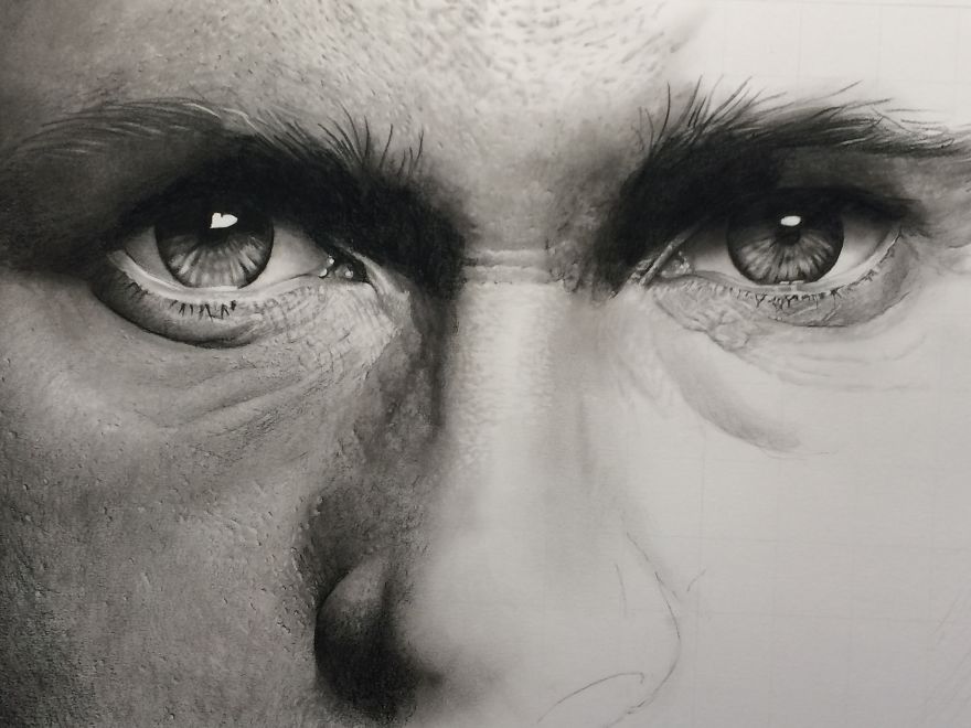 The Making Of My Hyper-Realistic Drawing Of Eyes