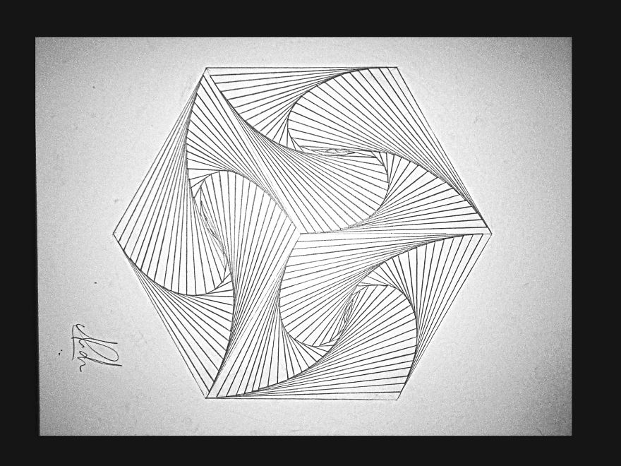 I Make Amazing Geometric Drawings