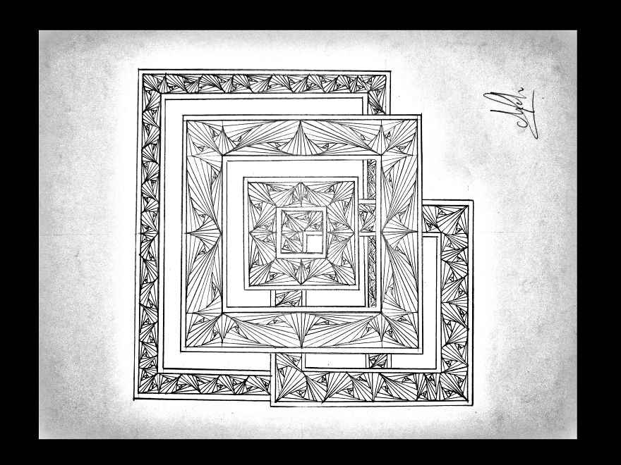 I Make Amazing Geometric Drawings