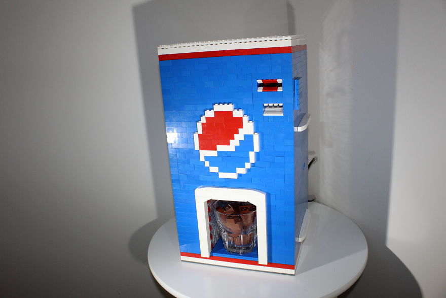 This Lego Pepsi Machine Actually Dispenses Liquid!!!!!! This Lego Pepsi Machine Actually Dispenses Liquid!!!!!!