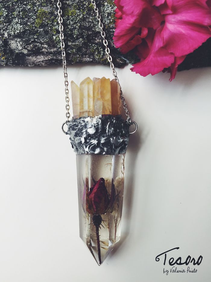 I Create Nature-Inspired Jewelry With Real Flowers