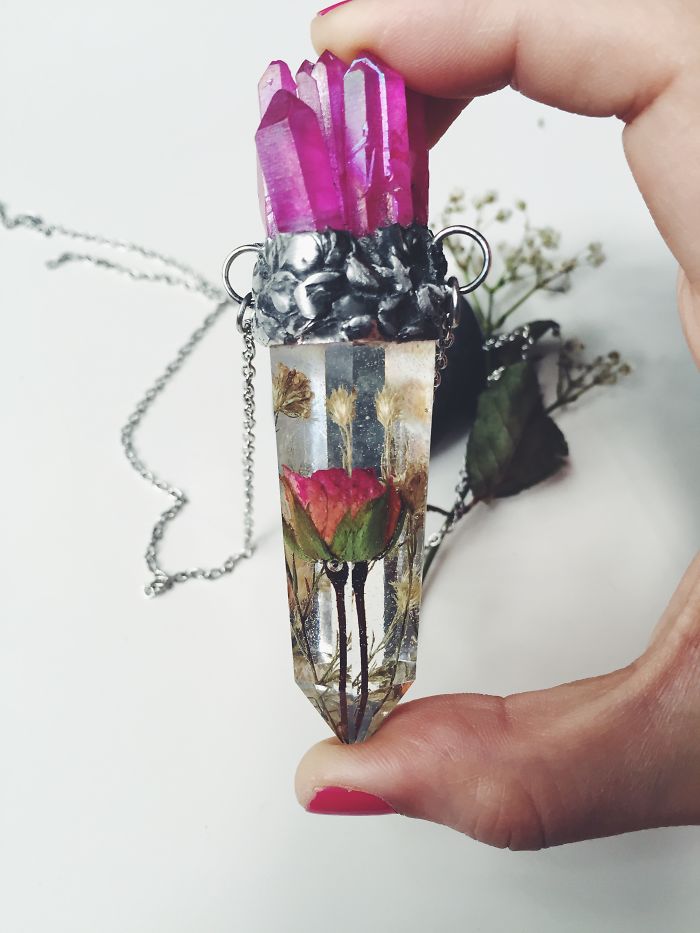 I Create Nature-Inspired Jewelry With Real Flowers