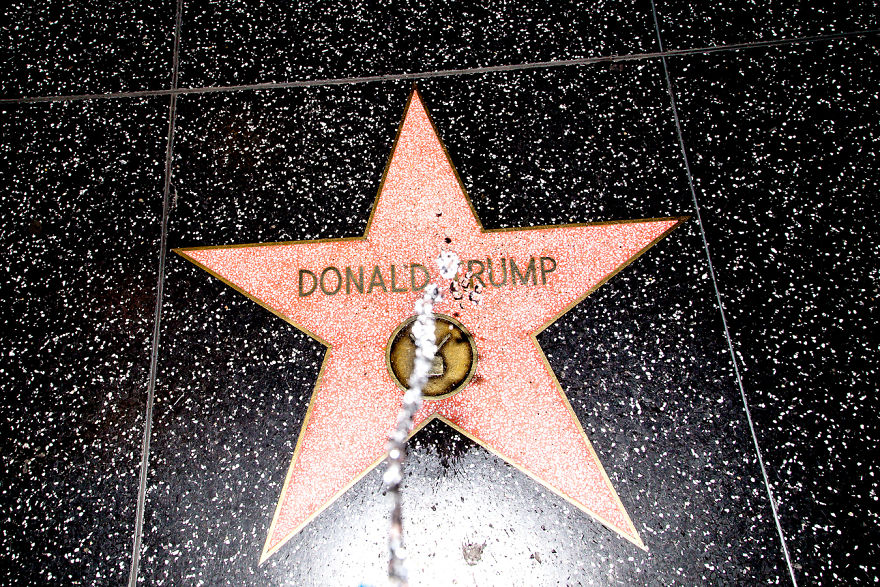 I Urinated On Donald Trumps Star I Urinated On Donald Trumps Star