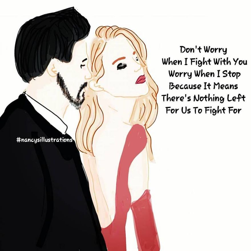 Illustrations Of Couple With Quotes (2)