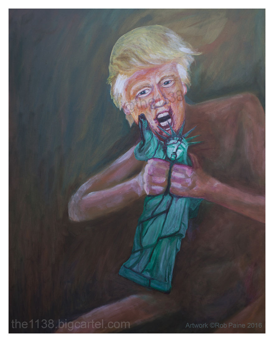 It Hungers Or Trump Devouring A Woman
