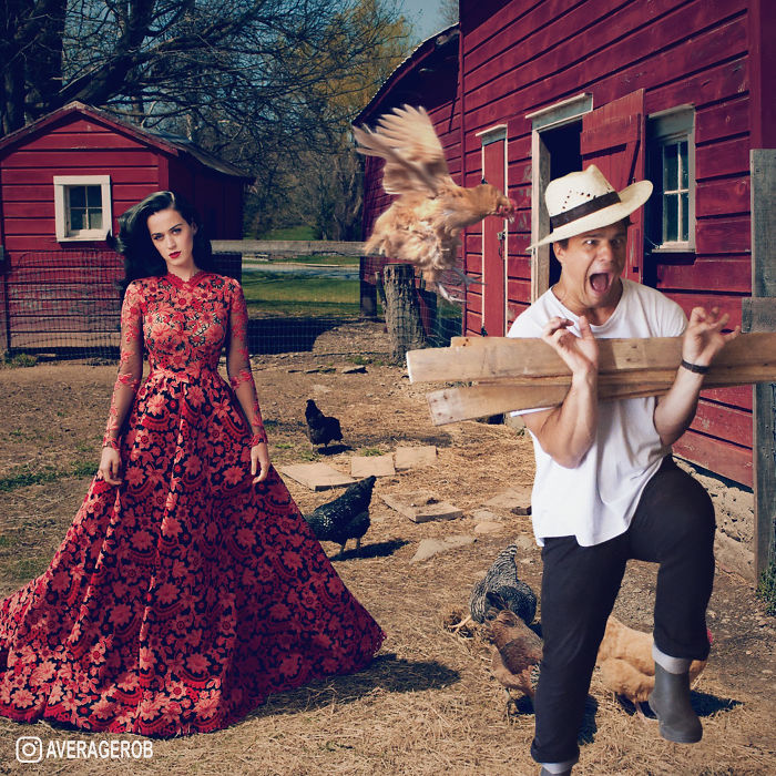 When Katy Does A Shoot At A Barn, Animals Attack Me...