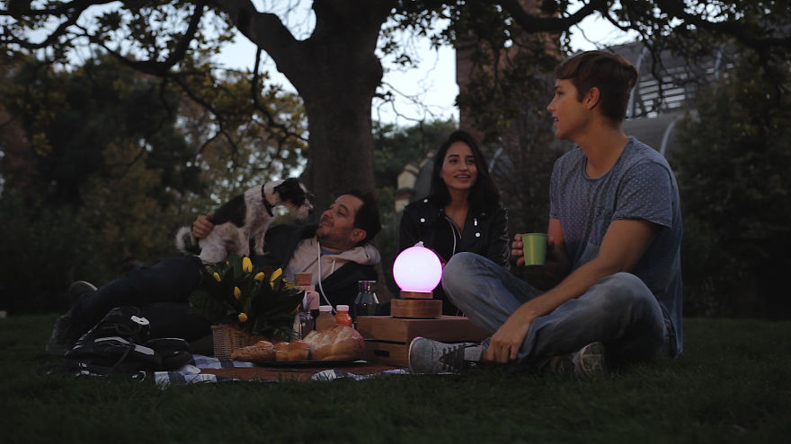 Levitating Light That Changes Color To Suit Your Mood