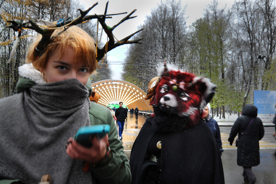 Moscow Furry Celebrate Halloween.