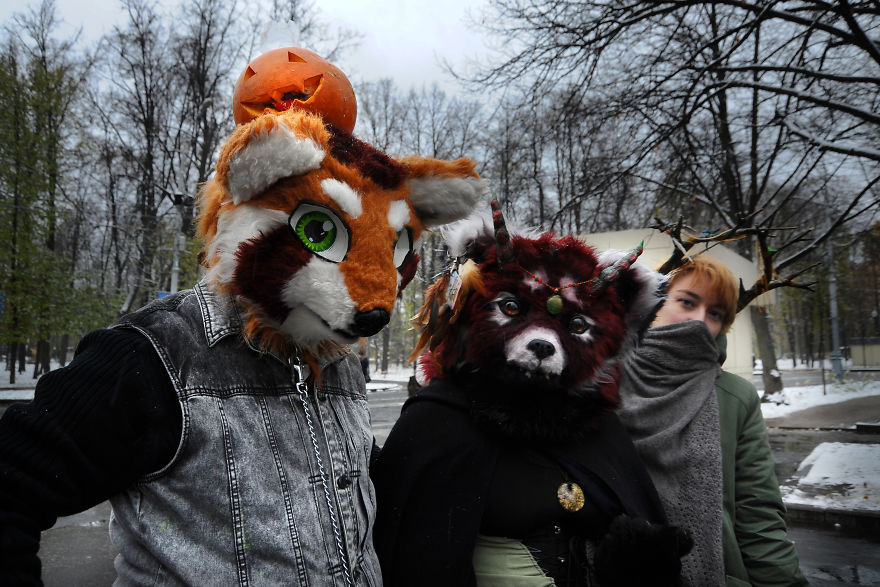 Moscow Furry Celebrate Halloween.