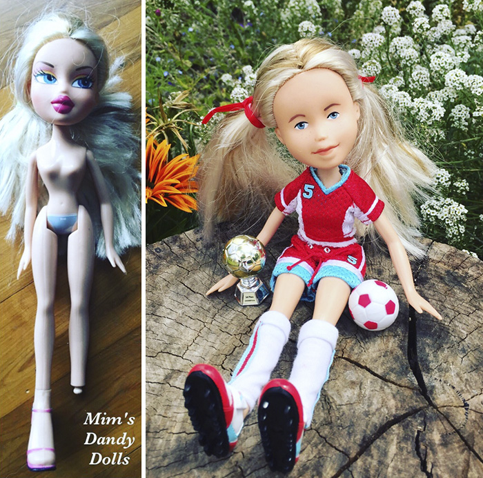 Perfectly Imperfect: I Upcycle My Dolls By Giving Them A More Natural Look