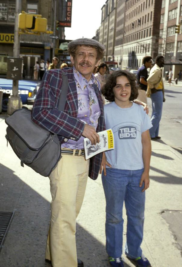 Jerry Stiller And Ben Stiller At The 45th And 8th Avenue In New York City