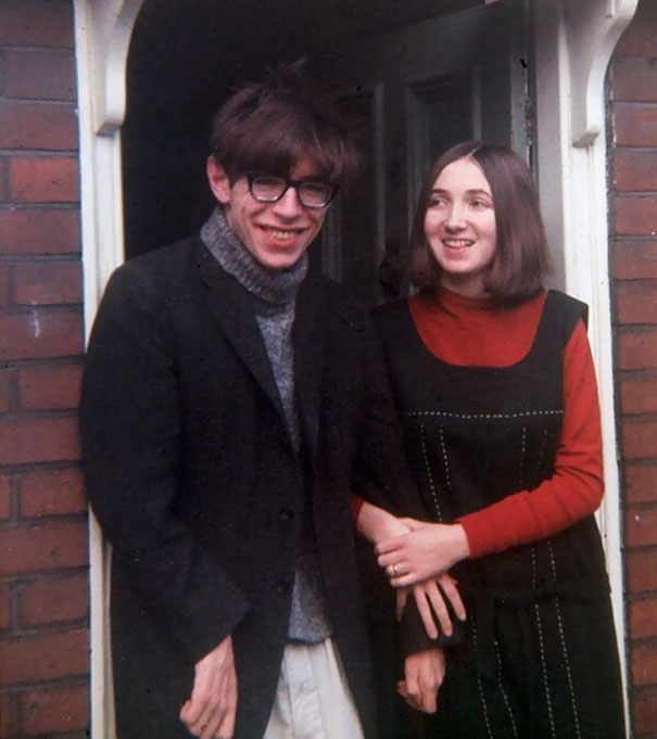 Young Stephen Hawking With His First Wife Jane, 1965