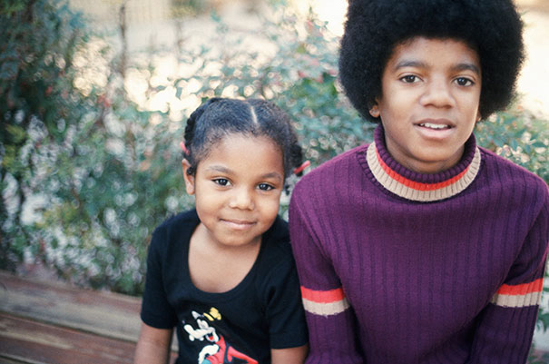 Young Janet And Michael Jacksons