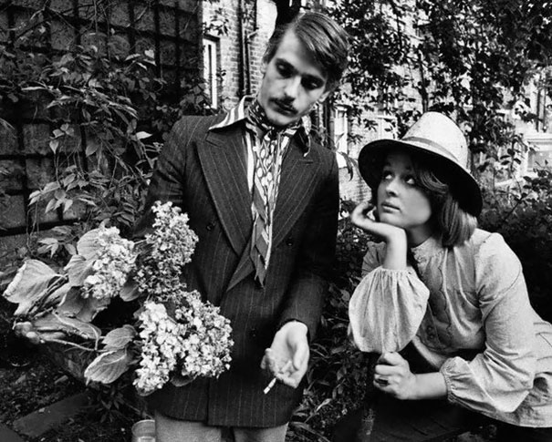 Jeremy Irons And Sinead Cusack In The Garden Of Their New Hampstead Home, 1974