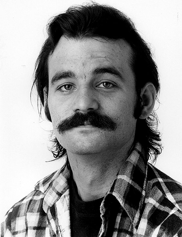 Young Bill Murray With A Moustache