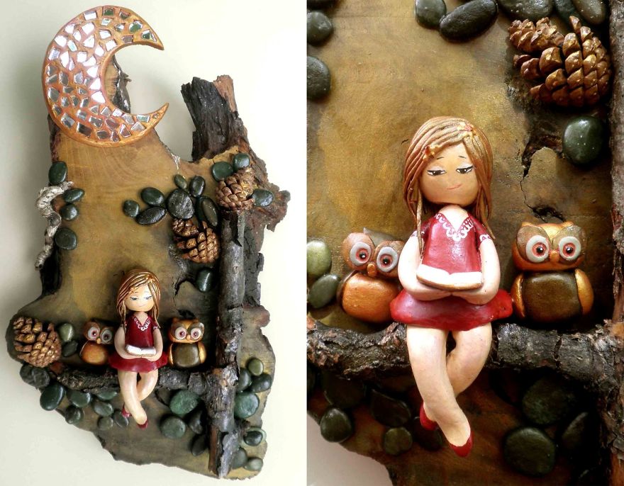 Artist Brings Mesmerizing Dream Scenes To Life Using Pre-Owned, Natural, And Recycled Materials
